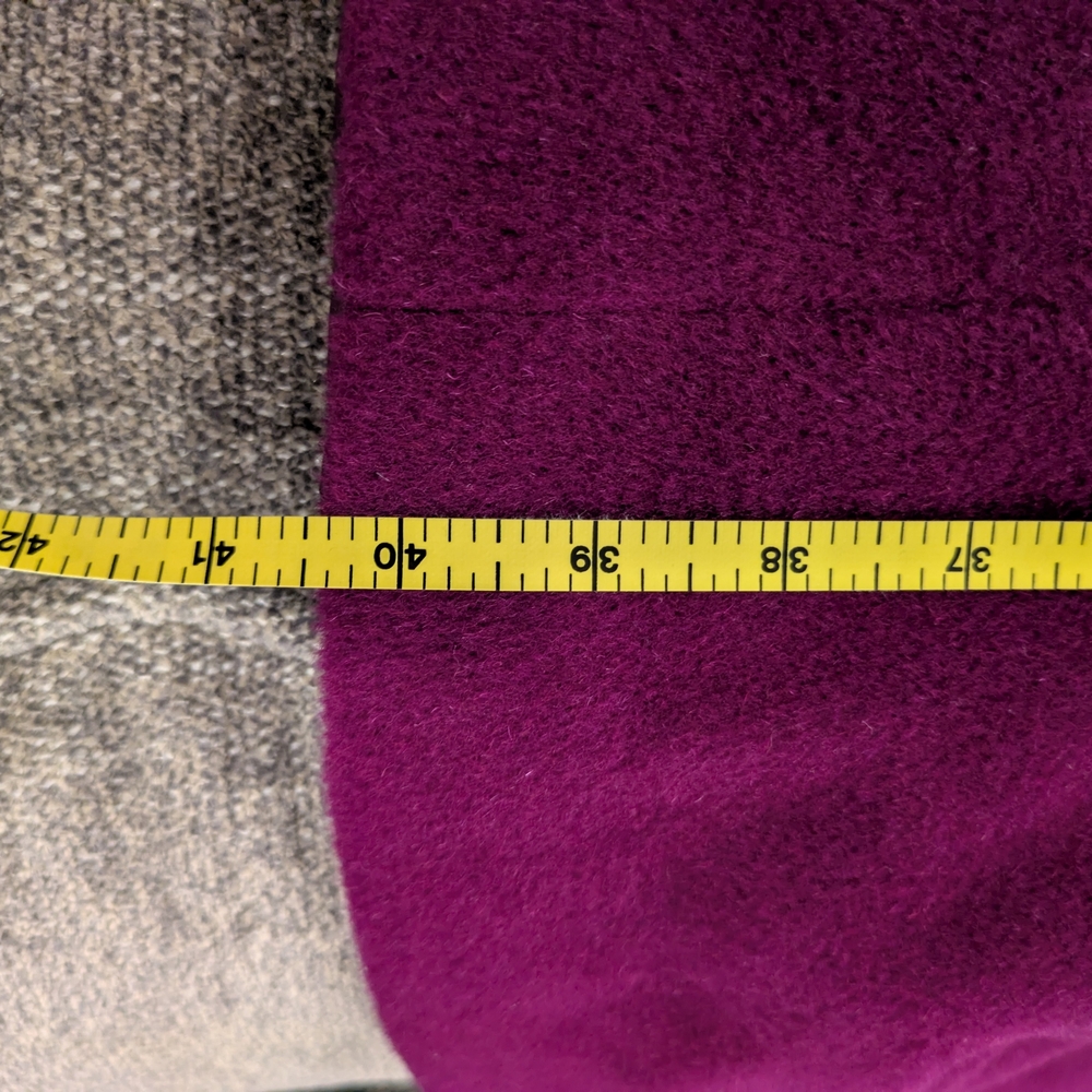 🔴Talbot's Magenta Long Coat, Size 24W - Picture 12 of 12
